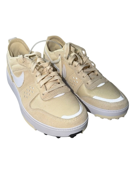 Nike Cream and White Platform Sneakers